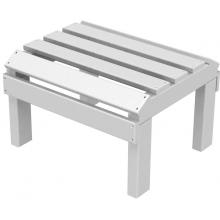 Poly-Wood Recycled Plastic Wood Classic Adirondack Ottoman For Reclining Lounge Chair