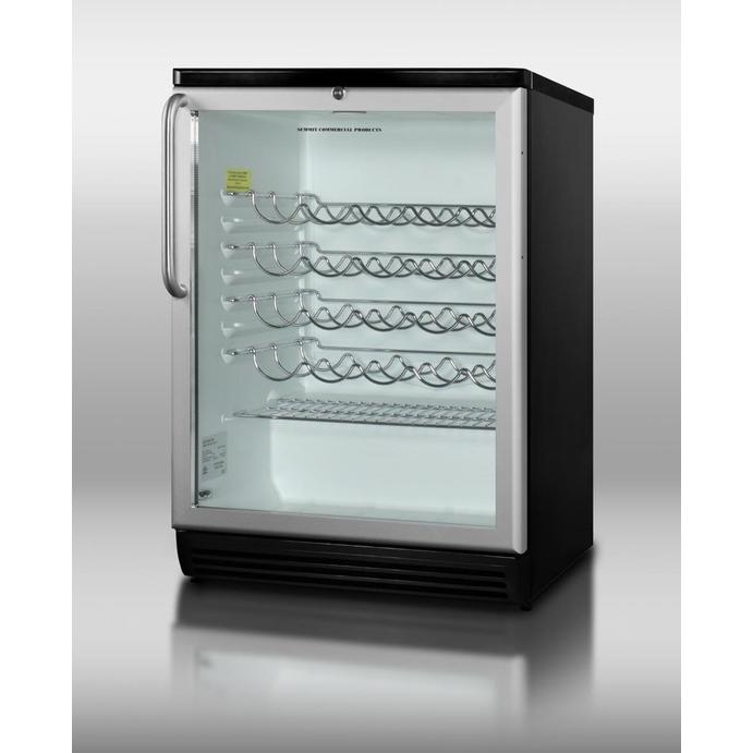 Summit Professional SWC6GBLTB Under-Counter Wine Cellar