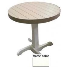 Eagle One Recycled Plastic Bistro Table - White
