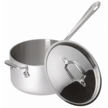 All-Clad MC2 Stainless 3.5-Quart Sauce Pan With Loop And Lid