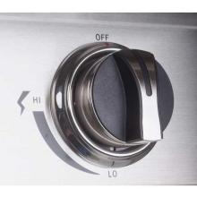 Black and Chrome Control Knobs