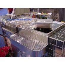BBQ Guys Cold Buffet With Four Buffet Pans