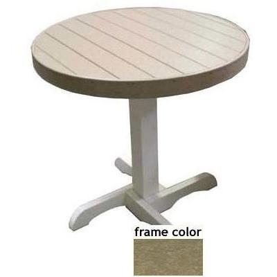 Eagle One Recycled Plastic Bistro Table - Driftwood