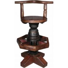 Groovy Stuff Bovine Teak Wood Bar Stool - TF-040-B