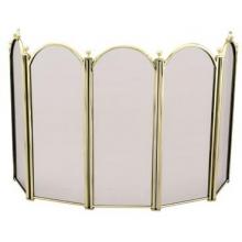 UniFlame 5 Fold Polished Brass Large Diameter Screen
