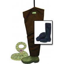 Dans Hunting Gear Froglegs Snake Proof Chap With Muck MuckMaster Boot Size
