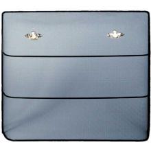 UniFlame 37 Inch Black Sparkguard With Brass Handles