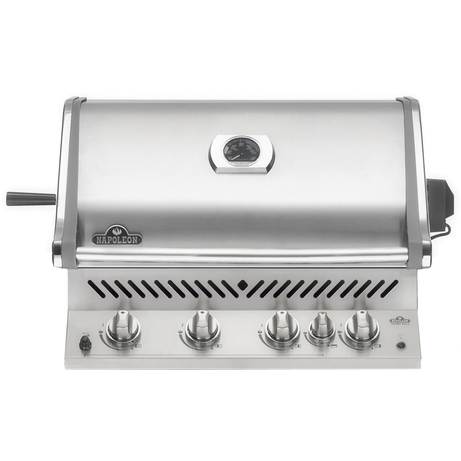 Deals Napoleon Prestige Pro 500 Propane Gas BuiltIn Grill With Rear Infrared Burner Sales Here