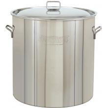 Bayou Classic Pots With Vented Lid 82 Quart Stainless Steel Stock Pot