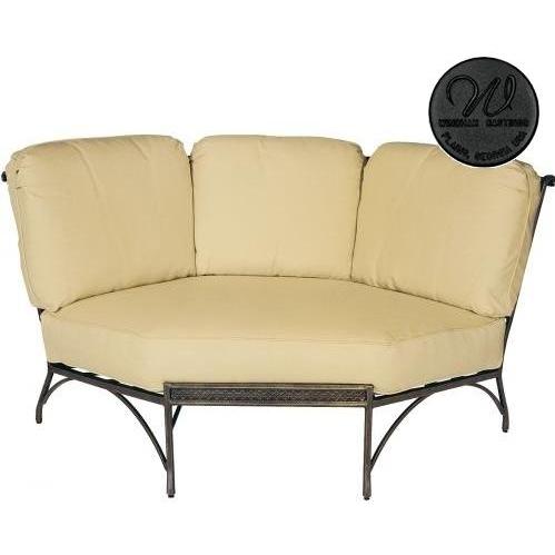 Windham Castings Provence Tailored Back Corner Sectional Chair Frame Only, Black Windham Castings Provence Tailored Back Corner Sectional Chair Frame Only, Black