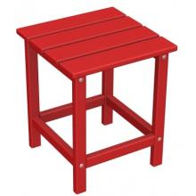 Poly-Wood Recycled Plastic Wood Long Island Adirondack End Table - 15 Inch Square