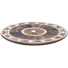Alfresco Home Galileo 60 Inch Round Table Top With Umbrella Hole