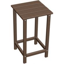 Poly-Wood Recycled Plastic Wood Long Island Adirondack Counter End Table - 15 Inch Square
