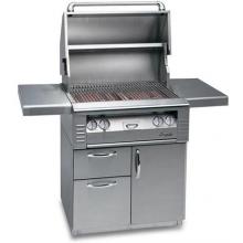 Alfresco Gas Grills Classic 30 Inch Builder Natural Gas Grill Without Rotisserie On Cart With Drawers