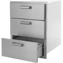 BBQ Guys Sonoma Series 20 Inch Triple Access Drawer