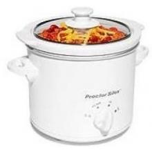 P.SILEX 1 1/2QT ROUND SLO COOKER W/REM.CROCK GLASS LID