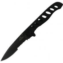 Evo, Black Aluminum Handle, Black Blade, ComboEdge