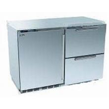 Perlick Refrigerators With Solid Stainless Door And Stainless Drawers Double Freestanding Refrigerators