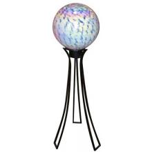 Alpine Glowing Gazing Globe 2 Layer With Metal Stand - White