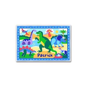 Olive Kids Personalized Laminate Placemat - Dinosaurland