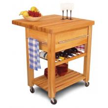 Baby Grand Workcenter W/Drop Leaf/Wine Rack