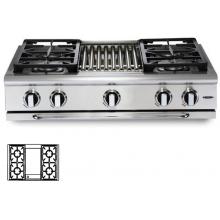Capital Range Tops 36 Inch Natural Gas Burner Range Top
