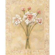 White Roses Poster Print
