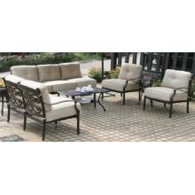 Alfresco Home Farfalla Lounge Set - Antique Wine