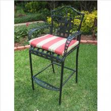 International Caravan Iron Scroll 2 Chair Set - Antique Black 3467-C
