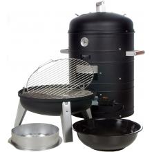 Disassembled Showing Charcoal Grill, Water Pan, and Charcoal Tray
