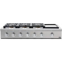 DCS CPU-486GD United 48-Inch Slide-In Cooktop With Griddle By Fisher Paykel