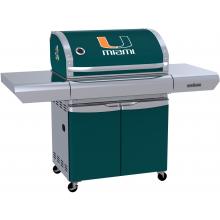 Team Grill Miami Hurricanes Logo MVP Propane Gas Grill