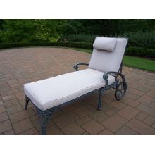 Oakland Living Mississippi Chaise Lounge With Cushion