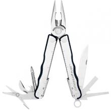 Leatherman Fuse With Knife, Standard SS, Leather, Sheath, Clam