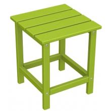 Poly-Wood Recycled Plastic Wood Long Island Adirondack End Table - 15 Inch Square