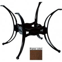 Suncoast Basketweave 27 Inch Table Base - Cabernet