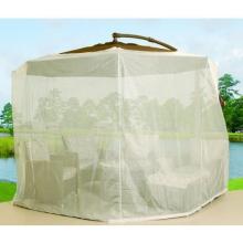 Shade Trends Cantilever Net To Fit 10 Ft Square Or 11 Ft Octagon Cantilever Umbrella - Beige With Brown Trim