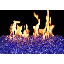 Peterson Fyre Gems 30 Inch Sapphire Fire Gem Set With Vented Natural Gas G45 Burner - Electronic Non-Standing Pilot And Basic On/Off Remote