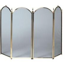 UniFlame 4 Fold Triple-Plated Polished Brass Screen