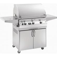 Fire Magic Gas Grills Aurora A660 Natural Gas Grill With Single Side Burner On Cart