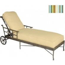 Windham Castings Provence Casual Back Chaise Lounge Cushion , Cabana Tidewater LX
