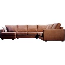 Tristram Microfiber 4-pcs Sofa Set In Brown