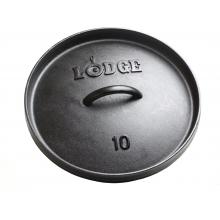 Lodge Lids 10 Inch Seasoned For Camping Dutch Oven Cast Iron Lid - L10CL3
