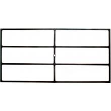 48 x 24 Inch Rectangular Triple Fire Pit Ring