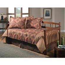 Hillsdale Mission Daybed With Suspension Deck And Trundle Dark Oak - 1415DBLHTR