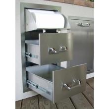 RCS RTHC1 Stainless Steel Paper Towel And Drawer Combo