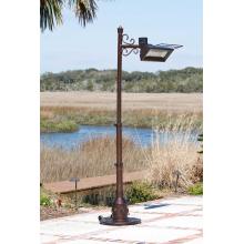 Fire Sense Patio Heaters 1500 Watt Hammered Bronze Scroll Design Electric Infrared Patio Heater With Telescoping Pole