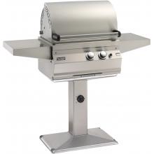 Fire Magic Legacy Deluxe Natural Gas Grill On Patio Post 21-S1S1N-P6