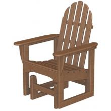 Poly-Wood Recycled Plastic Wood Classic Adirondack Glider Chair