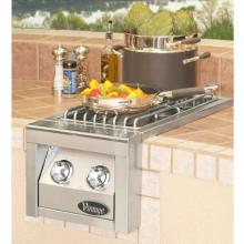 Vintage Built-In Sealed Brass Double Side Burner
